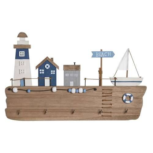 Zidna vješalica DKD Home Decor Drvo MDF (34,5 x 1,5 x 21,5 cm) Cijena