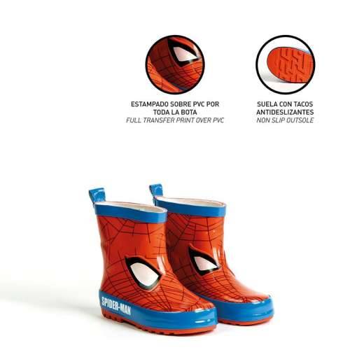 Dječje Čizme za Vodu Spider-Man Crvena Cijena