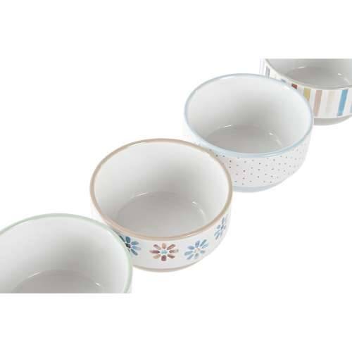 Set Zdjela DKD Home Decor Gres Keramika 460 ml 12 x 12 x 6,5 cm (4 kom.) Cijena