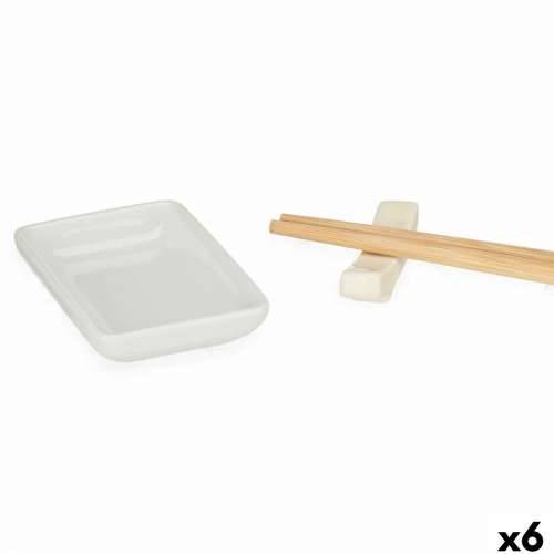 Set za sushi Kinvara 1249SJ4111 Bijela Bambus Porculan (12 Dijelovi) (6 kom.) Cijena