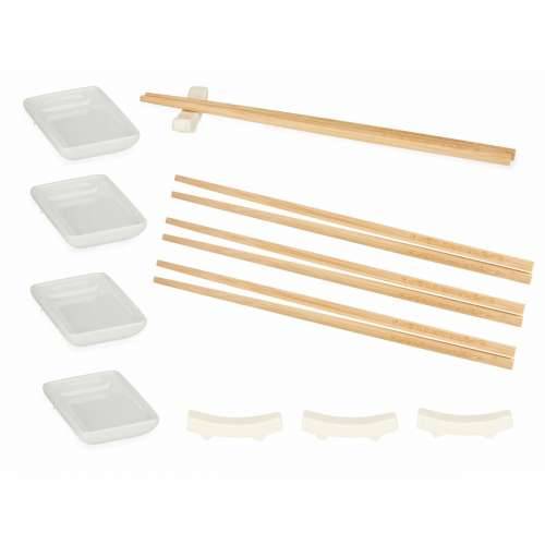 Set za sushi Kinvara 1249SJ4111 Bijela Bambus Porculan (12 Dijelovi) (6 kom.) Cijena