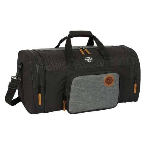 Sportska torba BlackFit8 Old school Crna Siva 55 x 26 x 27 cm Cijena