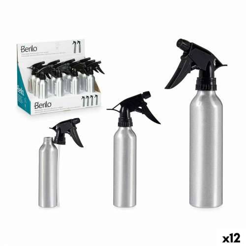 Bočica s Raspršivačem Berilo 37581 Crna Srebrna Aluminij polipropilen 300 ml (12 kom.) Cijena