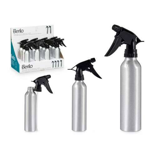 Bočica s Raspršivačem Berilo 37581 Crna Srebrna Aluminij polipropilen 300 ml (12 kom.) Cijena
