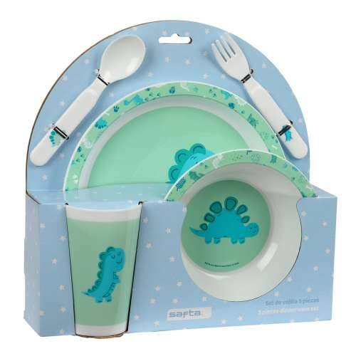 Dječji set posuđa Safta Dino Poliester 26 x 26 x 9 cm Cijena