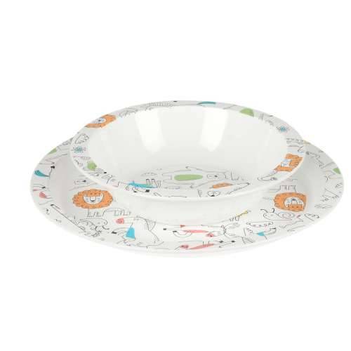 Dječji set posuđa Safta Zoo Poliester 26 x 26 x 9 cm Cijena