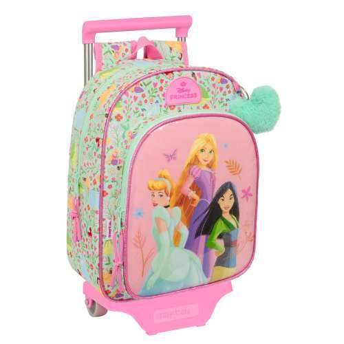 Školski Ruksak s Kotačima Disney Princess Bloom Zelena Roza 26 x 11 x 67 cm 26 x 34 x 11 cm Cijena