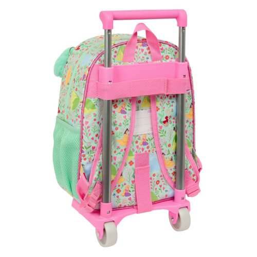 Školski Ruksak s Kotačima Disney Princess Bloom Zelena Roza 26 x 11 x 67 cm 26 x 34 x 11 cm Cijena