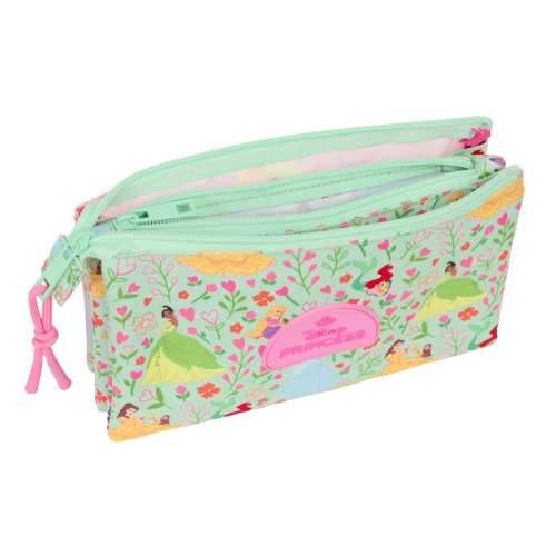 Trostruka pernica Disney Princess Bloom Zelena Roza 22 x 12 x 3 cm Cijena