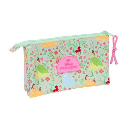 Trostruka pernica Disney Princess Bloom Zelena Roza 22 x 12 x 3 cm Cijena