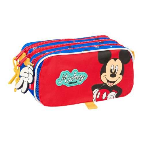 Trostruka pernica Mickey Mouse Clubhouse Good day Plava 21,5 x 10 x 8 cm Cijena