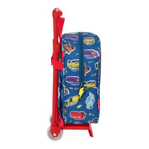 Školski Ruksak s Kotačima Cars Racing Mornarsko plava 22 x 27 x 10 cm Cijena