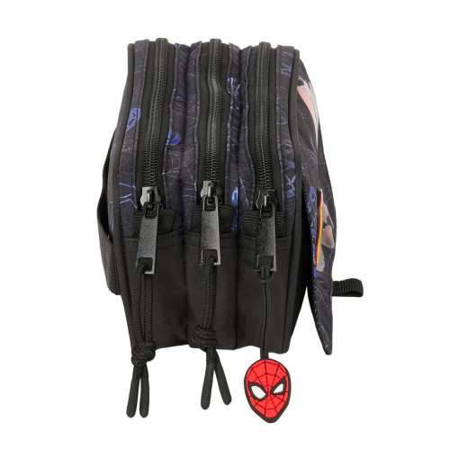 Trostruka pernica Spider-Man Attack Crna 21,5 x 10 x 8 cm Cijena
