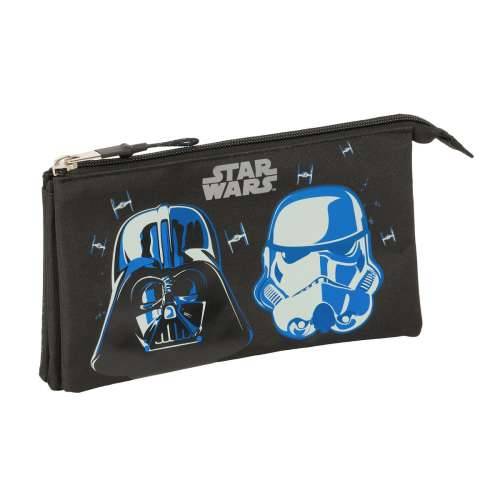 Trostruka pernica Star Wars Rebellion Crna 22 x 12 x 3 cm Cijena
