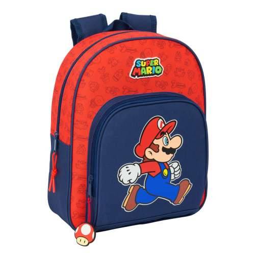 Školski Ruksak Super Mario Trick Crvena Tamno plava 28 x 34 x 10 cm Cijena
