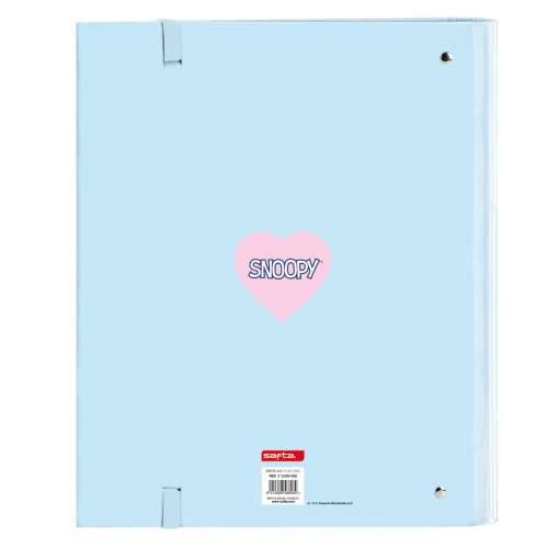 Registrator s prstenovima Snoopy Love Plava 27 x 32 x 3.5 cm Cijena