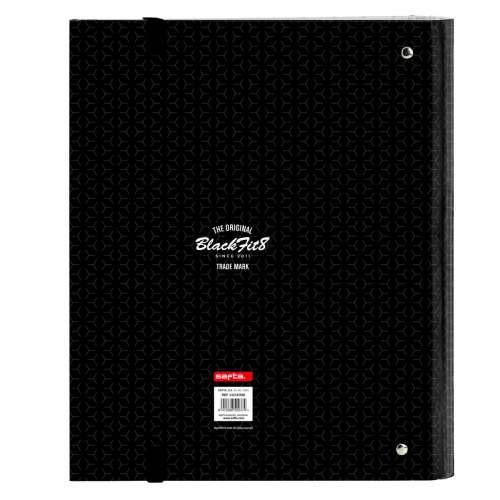 Registrator s prstenovima BlackFit8 Old school Crna Siva 27 x 32 x 3.5 cm Cijena