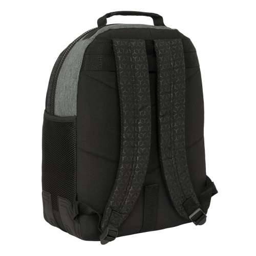 Školski Ruksak BlackFit8 Old school Crna Siva 32 x 42 x 15 cm Cijena