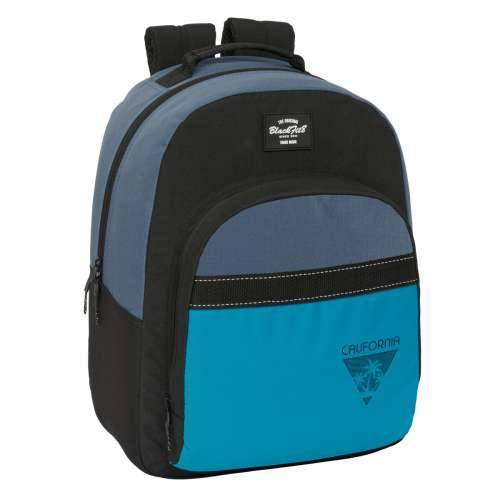 Školski Ruksak BlackFit8 California Plava Crna 32 x 42 x 15 cm Cijena