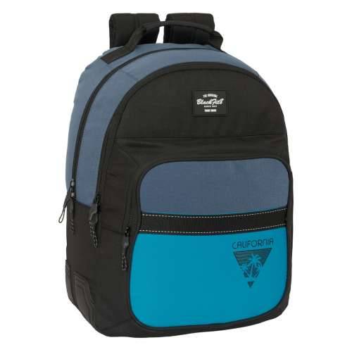 Školski Ruksak BlackFit8 California Plava Crna 32 x 42 x 15 cm Cijena