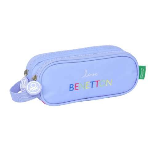 Dvostruka pernica Benetton Lila Lila 21 x 8 x 6 cm Cijena