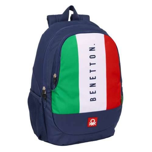 Školski Ruksak Benetton Flag Mornarsko plava 32 x 44 x 16 cm Cijena