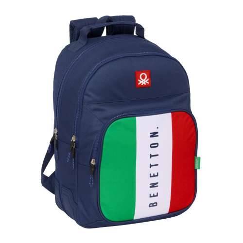 Školski Ruksak Benetton Flag Mornarsko plava 32 x 42 x 15 cm Cijena