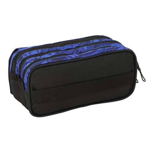 Trostruka pernica El Niño Roller Plava Crna 21,5 x 10 x 8 cm Cijena