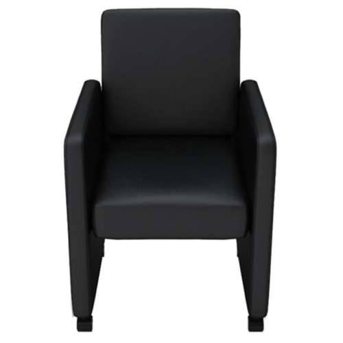 Okretne stolice 6 kom crne od umjetne kože Cijena