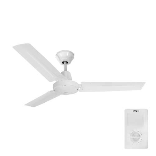 Stropni Ventilator EDM 33981 Bijela 60 W Ø 140 cm Industrijski Cijena