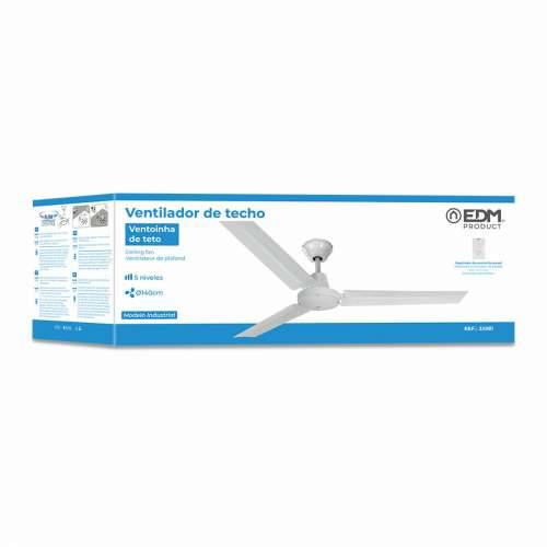 Stropni Ventilator EDM 33981 Bijela 60 W Ø 140 cm Industrijski Cijena