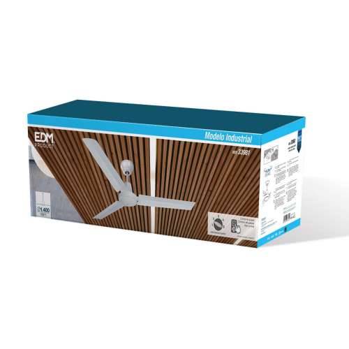 Stropni Ventilator EDM 33981 Bijela 60 W Ø 140 cm Industrijski Cijena