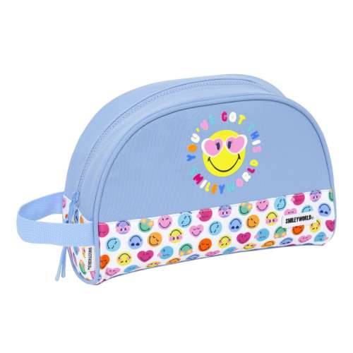 Putni Neseser Smiley Joyful Pisana Svetlo Plava Reciklirati 28 x 18 x 10 cm Cijena