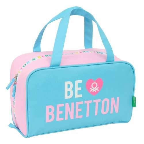 Putni Neseser Benetton Unique Roza Turkizno 31 x 14 x 19 cm Cijena