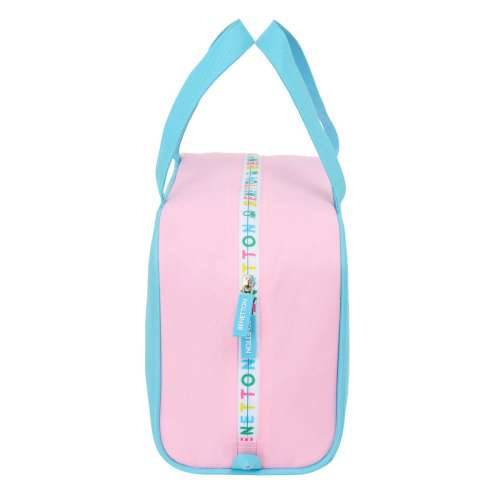 Putni Neseser Benetton Unique Roza Turkizno 31 x 14 x 19 cm Cijena