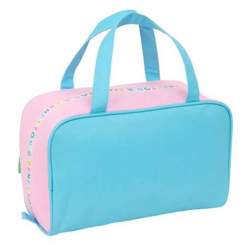 Putni Neseser Benetton Unique Roza Turkizno 31 x 14 x 19 cm Cijena
