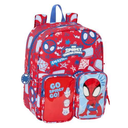 Školski Ruksak Spider-Man Rescue Plava Crvena 22 x 27 x 10 cm Cijena