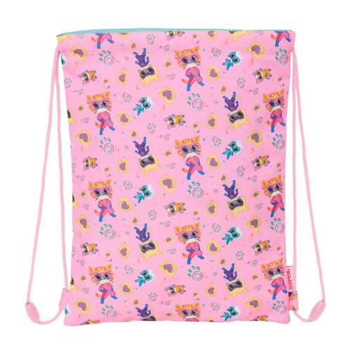 Torba-ruksak s Trakama SuperKitties Roza Turkizno 26 x 34 x 1 cm Cijena