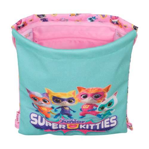 Torba-ruksak s Trakama SuperKitties Roza Turkizno 26 x 34 x 1 cm Cijena