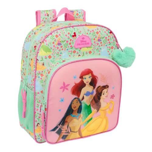 Školski Ruksak Disney Princess Bloom Zelena Roza 32 x 38 x 12 cm Cijena
