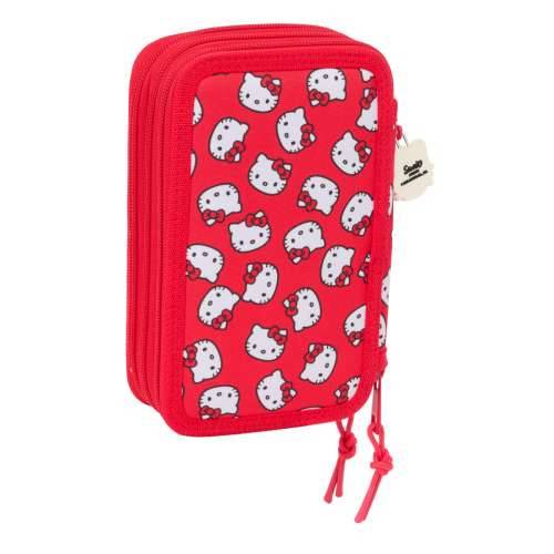 Trodijelna Pernica Hello Kitty Iconic Bijela Crvena 12,5 x 19,5 x 5,5 cm 37 Dijelovi Cijena