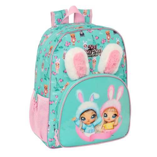 Školski Ruksak Na!Na!Na! Surprise Bunny Roza Turkizno 33 x 42 x 14 cm Cijena