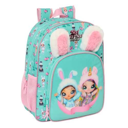 Školski Ruksak Na!Na!Na! Surprise Bunny Roza Turkizno 32 x 38 x 12 cm Cijena