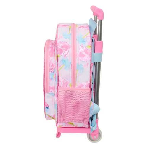 Školski Ruksak s Kotačima Barbie Painterly Roza Nebesko plava 26 x 11 x 67 cm 26 x 34 x 11 cm Cijena