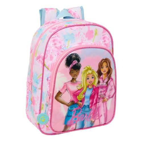 Školski Ruksak Barbie Painterly Roza Nebesko plava 26 x 34 x 11 cm Cijena