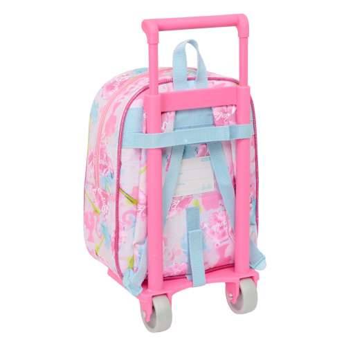 Školski Ruksak s Kotačima Barbie Painterly Roza Nebesko plava 22 x 27 x 10 cm Cijena