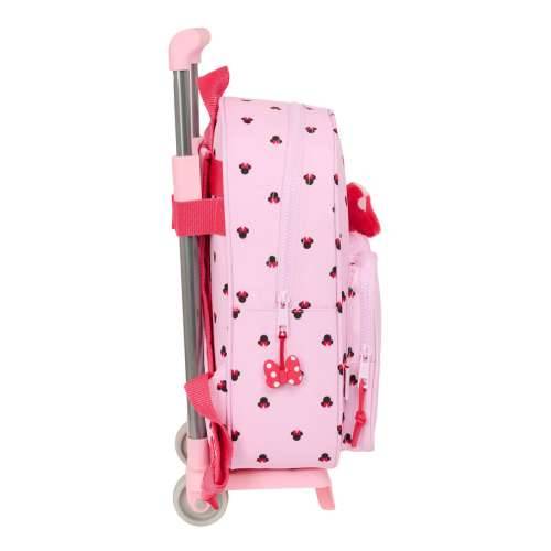 Školski Ruksak s Kotačima Minnie Mouse Naive Roza 28 x 34 x 10 cm Cijena