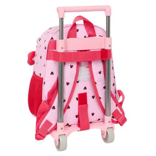 Školski Ruksak s Kotačima Minnie Mouse Naive Roza 28 x 34 x 10 cm Cijena