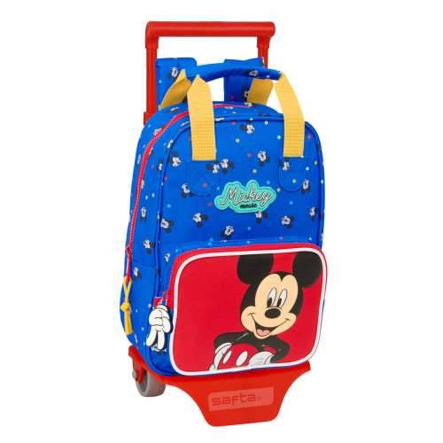 Školski Ruksak s Kotačima Mickey Mouse Clubhouse Good day Plava 20 x 28 x 8 cm Cijena