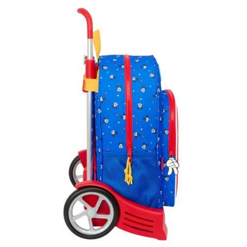 Školski Ruksak s Kotačima Mickey Mouse Clubhouse Good day Plava 33 x 42 x 14 cm Cijena